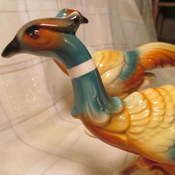 Pheasants Pair Beautiful Decoration Hunters Cabin Man Cave Gift Royal Copley! - Picture 9 of 16